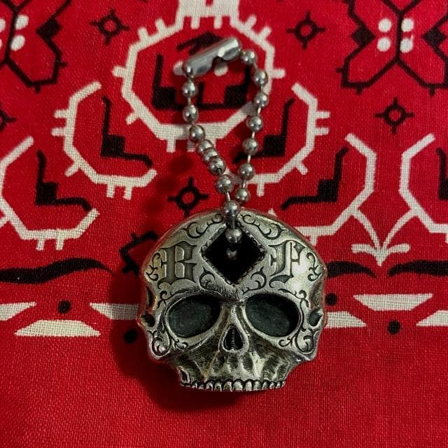 ブラックフラッグ限定 Blackflag × Trygod スカル キーカバー