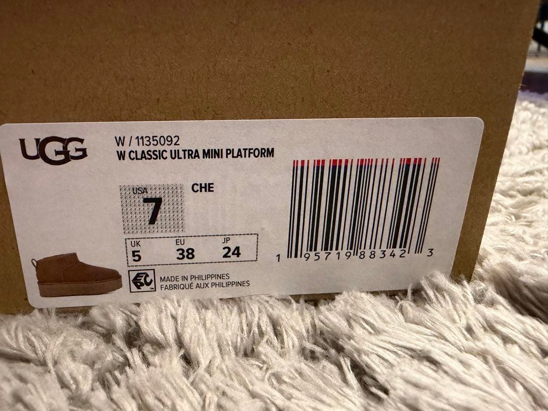 靴 UGG 24cm W CLASSIC ULTRA MINI PLATFORM