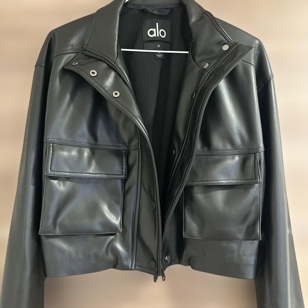alo Faux Leather Power Hour ジャケット