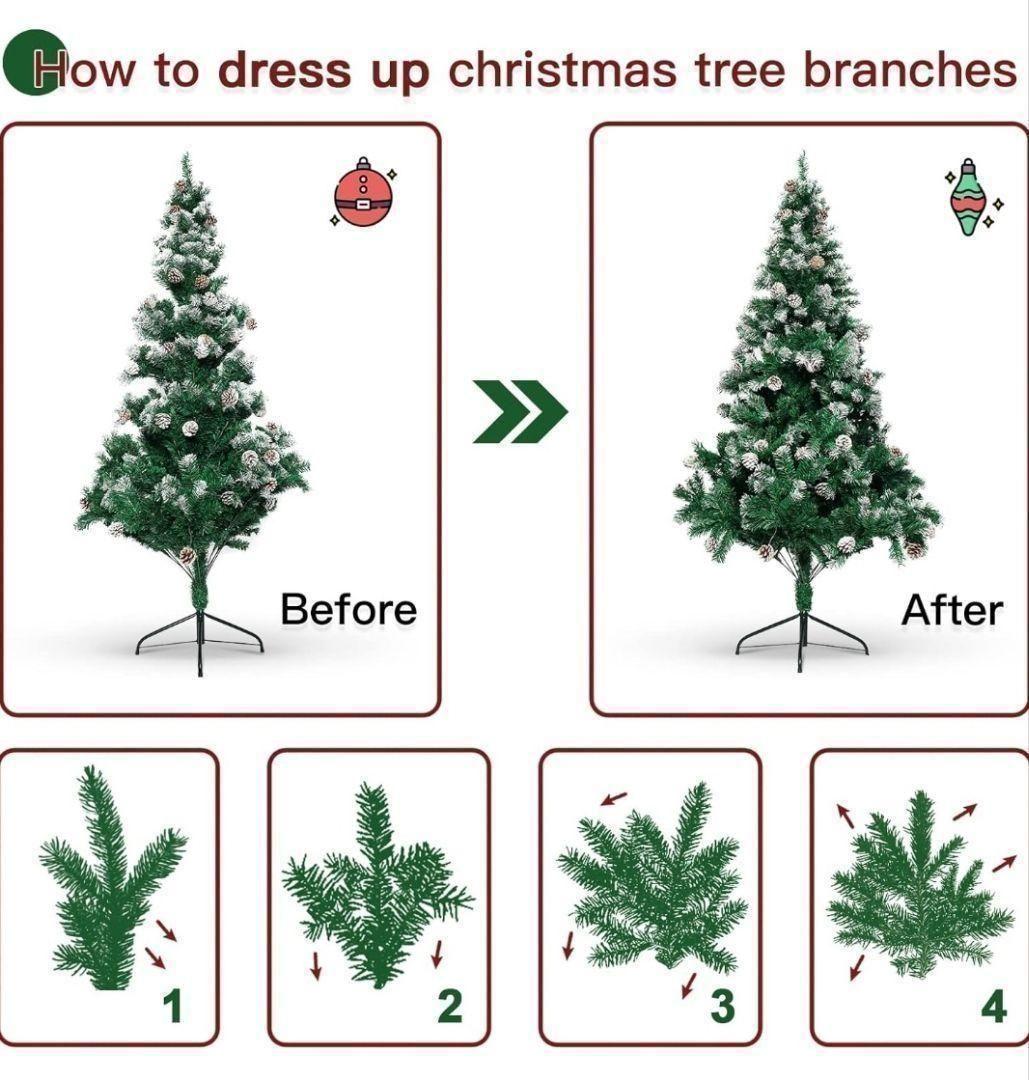 クリスマスツリー 180cm クリスマス インテリア 北欧 組立て おしゃれ