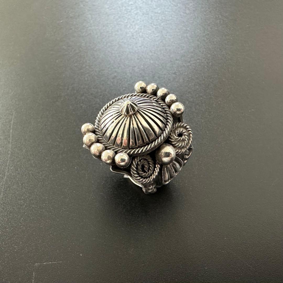 Navajo Andy cadman ビッグコンチョ リング 17号