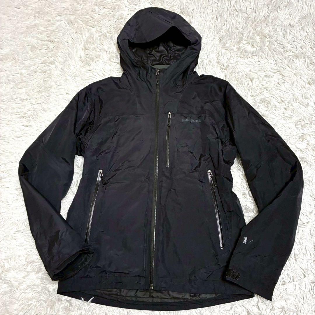 美品⭐️patagonia トレントシェルジャケット h2no プリマロフト　黒