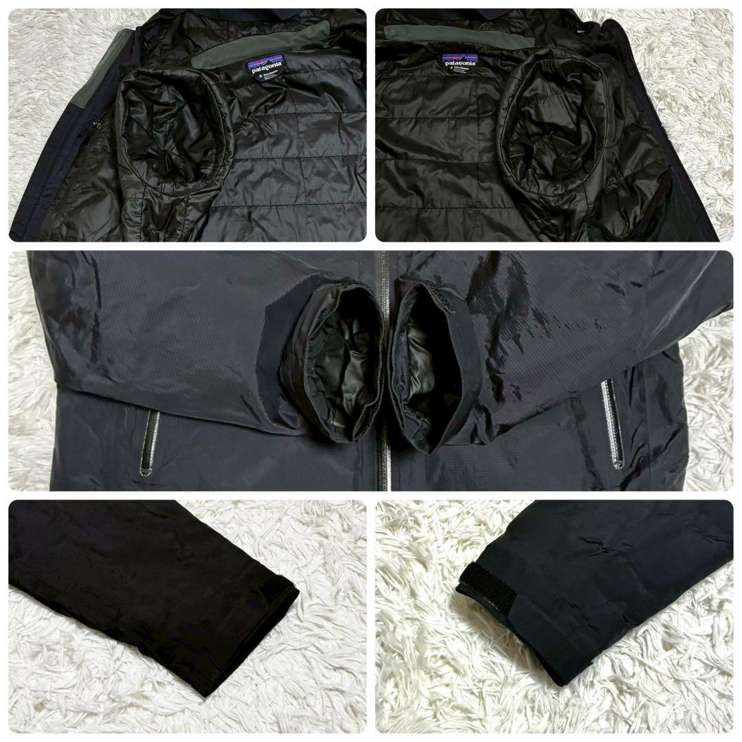 美品⭐️patagonia トレントシェルジャケット h2no プリマロフト　黒