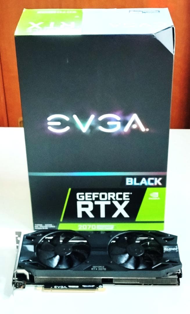 グラフィックボード・グラボ・ビデオカード GeForce RTX2070Super Black EVGA 8GB