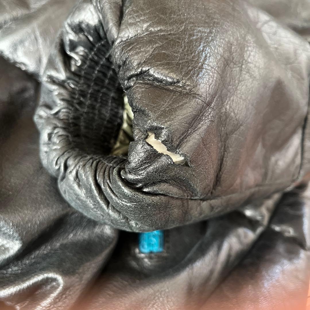 DUVETICA DIONISIOオールラムレザーダウンジャケット羊革サイズ50