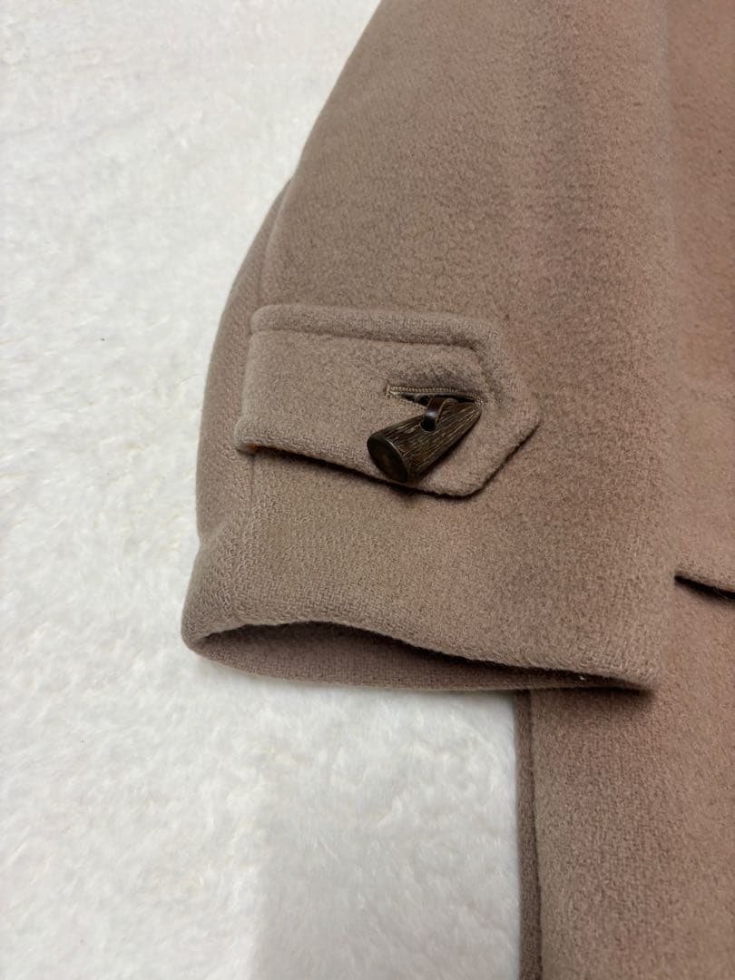 Burberryバーバリー　ノバチェック　高級ラナウールダッフルコート（E1