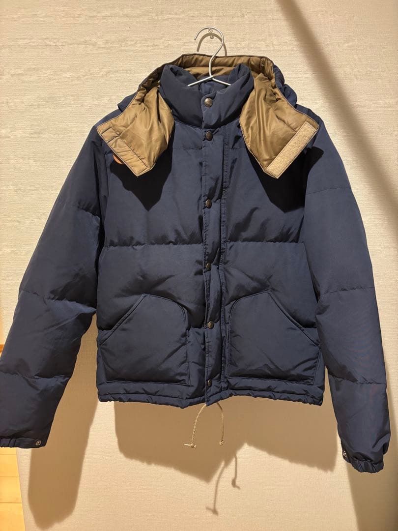 SIERRA DESIGNS ネイビー フード付き ダウンジャケット