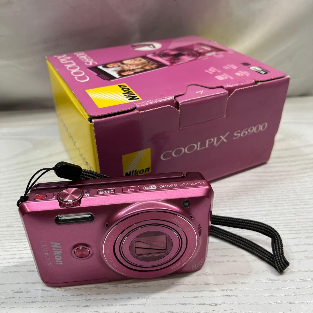 NIKON ニコン COOLPIX S6900 カメラ グロッシーピンク