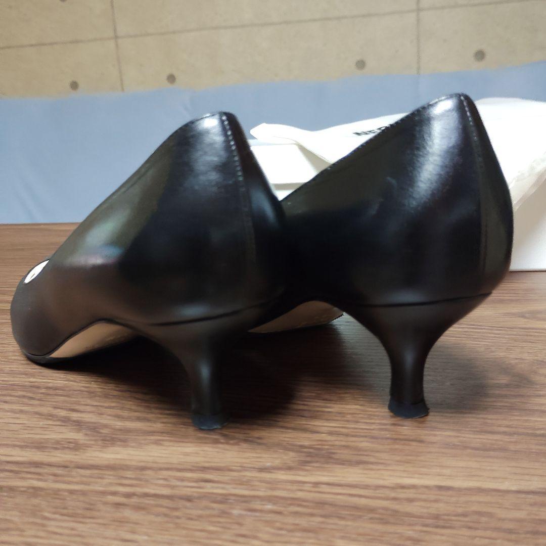 【NEBULONIE 】ブラック ポインテッドトゥパンプス