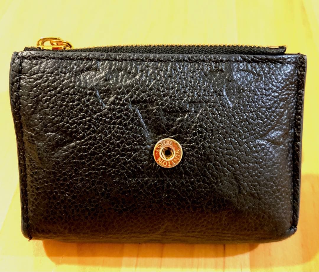 ルイ・ヴィトン ケース 黒 レザー Made in France