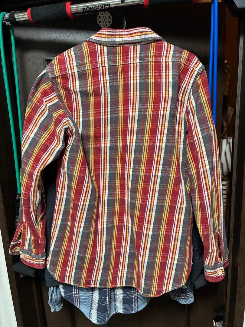 WAREHOUSE ネルシャツ M(15-15 1/2) 2枚セット