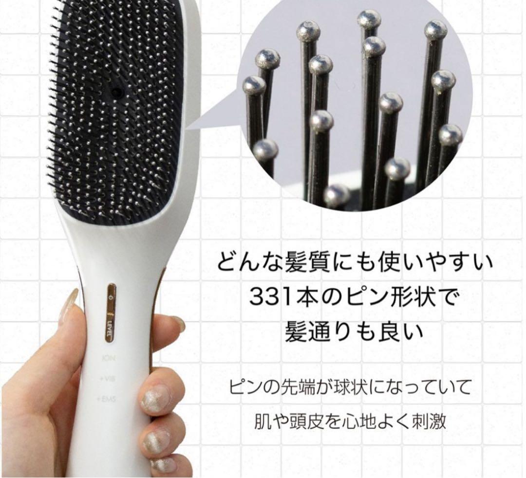 mous. ヘアブラシ ホワイト