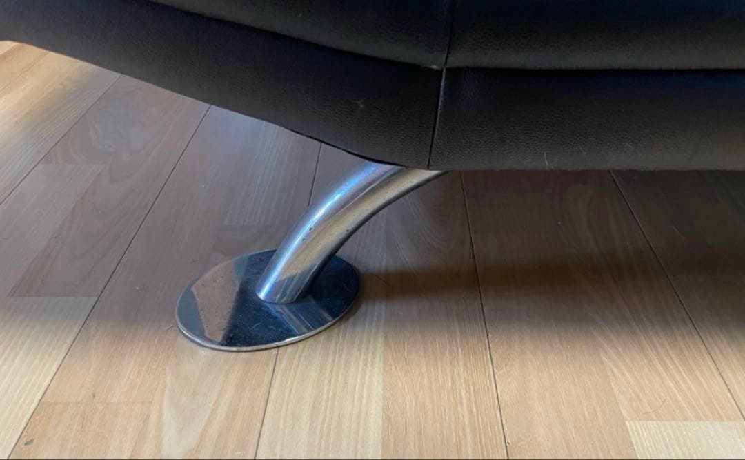 専用　【実使用1年程度】ニトリ 3人掛けソファ (ロゾ KD BE ブラック)