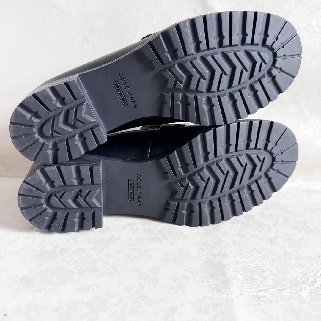 ✨極美品✨コールハーン カメア ラグ スリッポン ローファー 9B 厚底