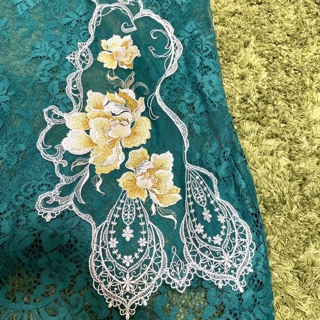 サルートSalute店舗限定スリップSTJ268GR夕陽の余韻M-80