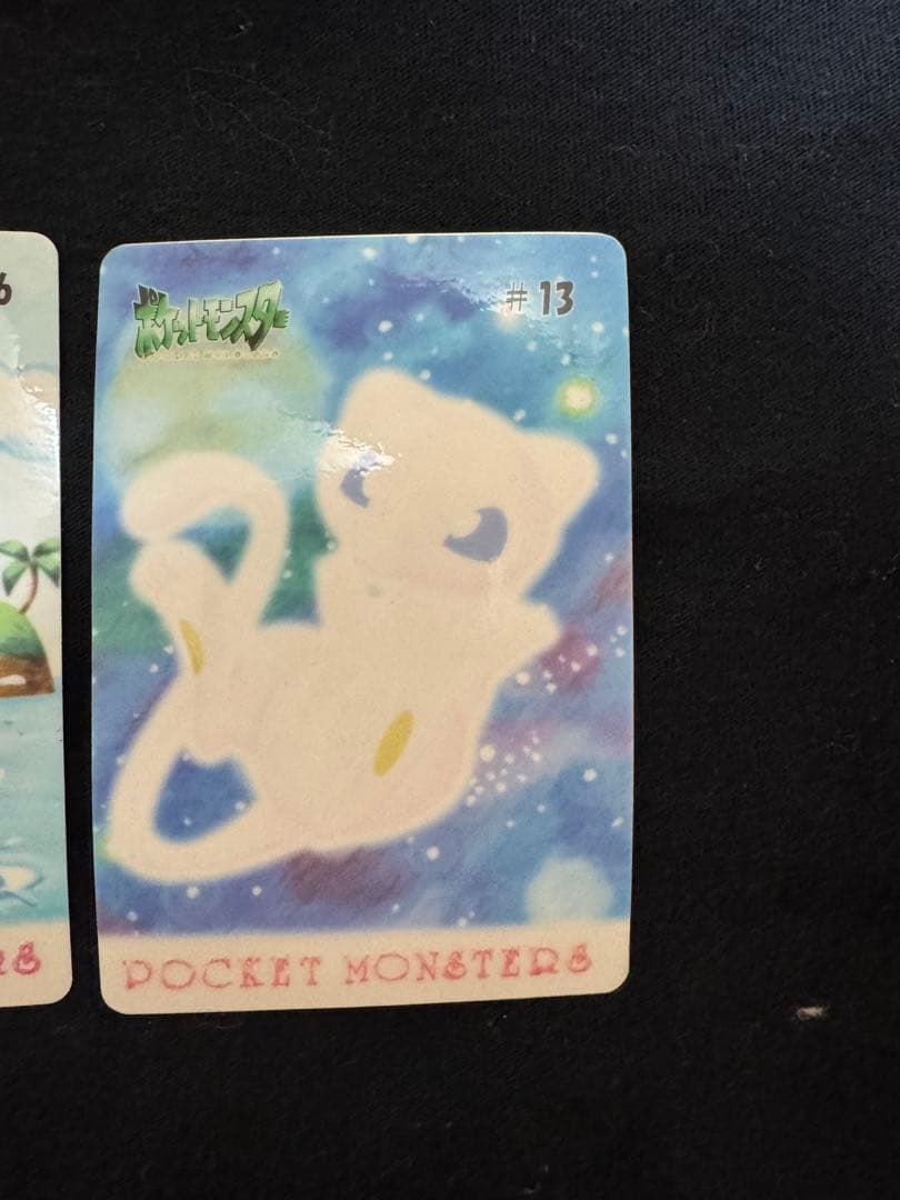 ニャースのニャンだこいつら？連番3枚 バンダイ ポケモン シールダス ミュウツー