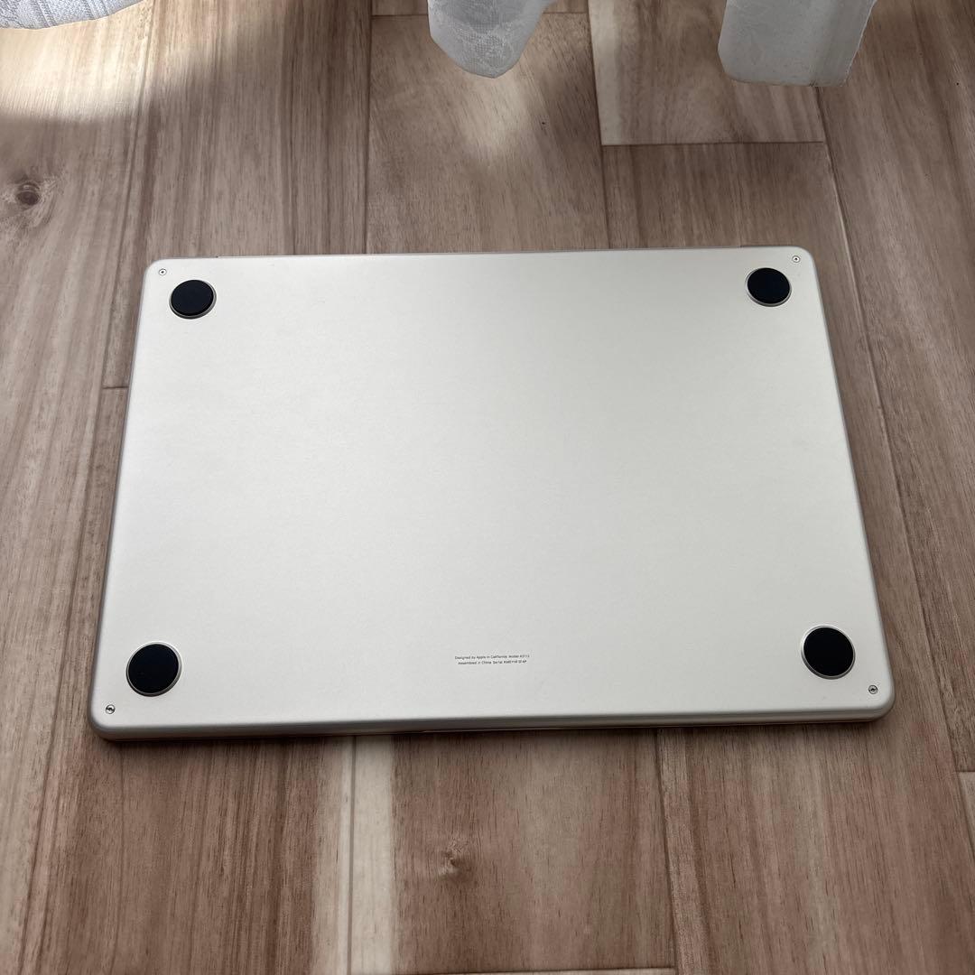 MacBookAir M3 13インチ 16GB 512GB 2024年9月購入