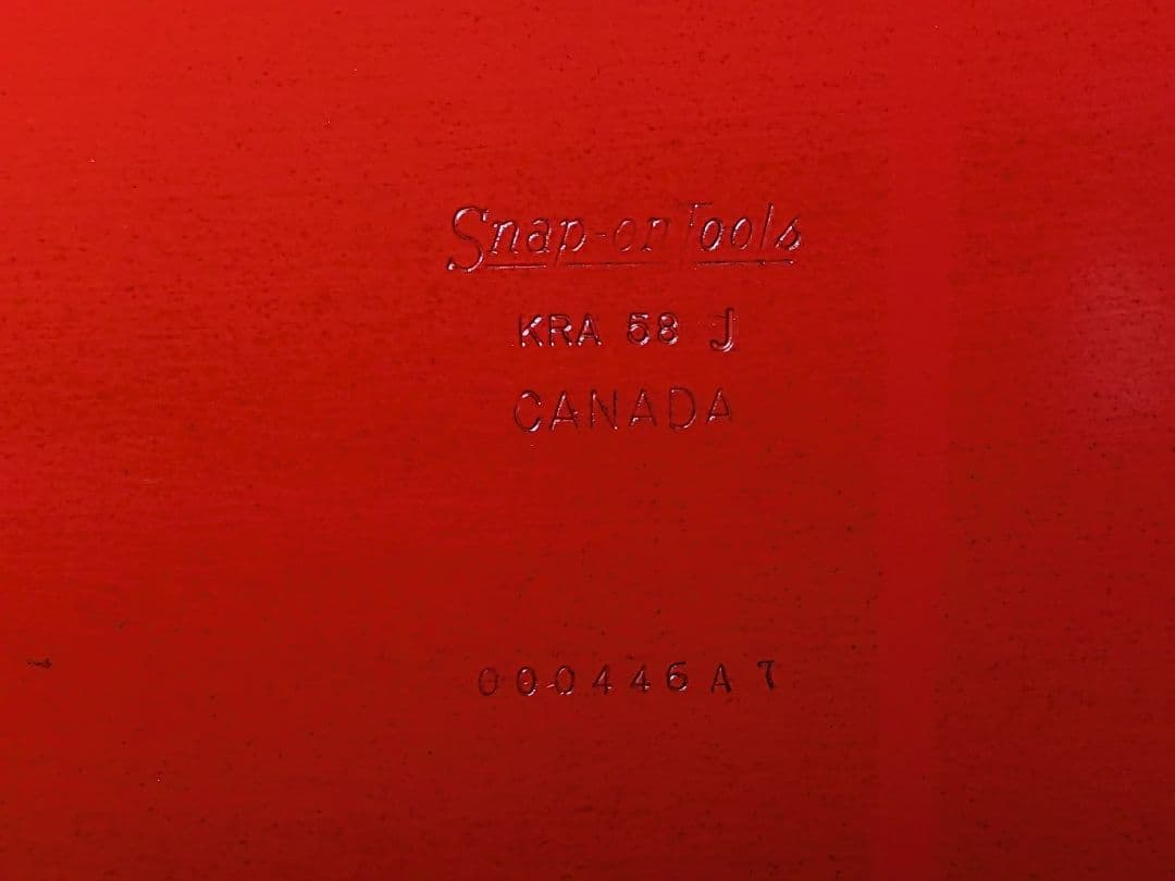 スナップオン トップ チェスト