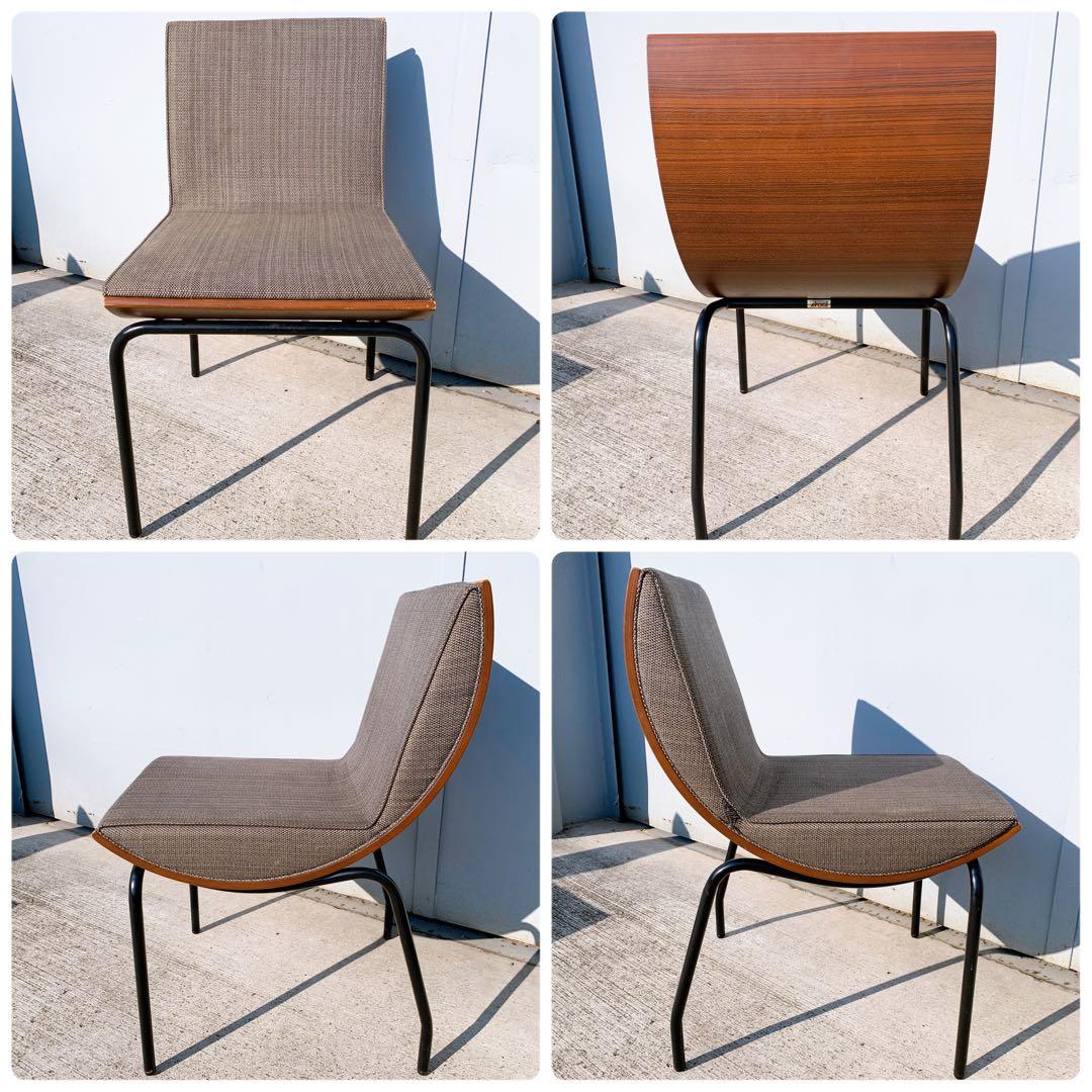 Abord アボール デザインチェア 2脚セット 椅子 インテリア ブラウン