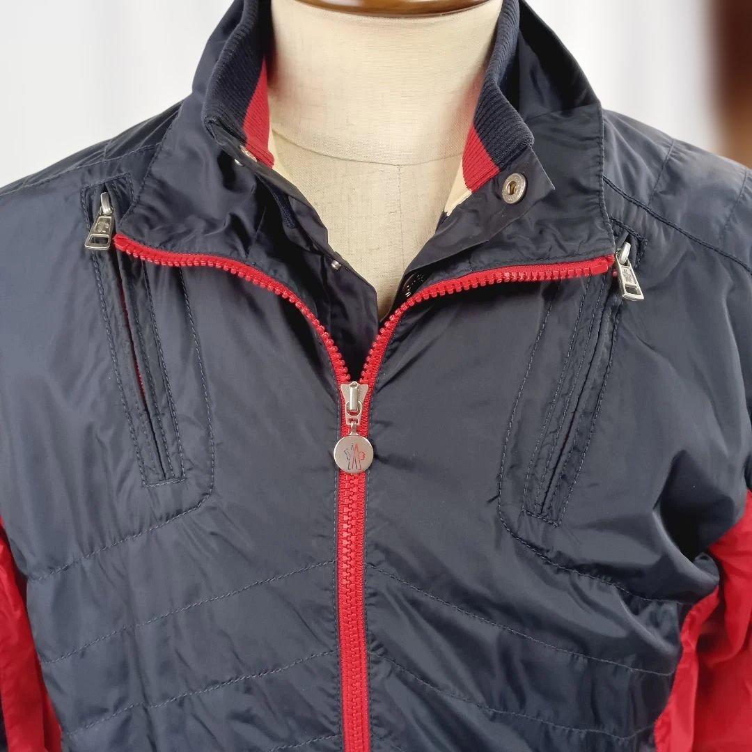 MONCLER　ネイビー/レッド カジュアルジャケット　防寒　サイズ2