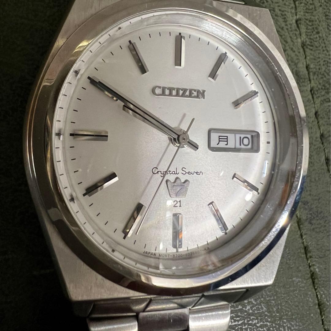 PANNAM 美品★シチズン★Crystal seven★ヴィンテージ