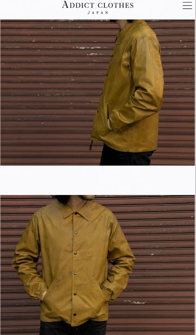 ジャケット・アウター WAXED COTTON ADDICT CLOTHES JAPAN
