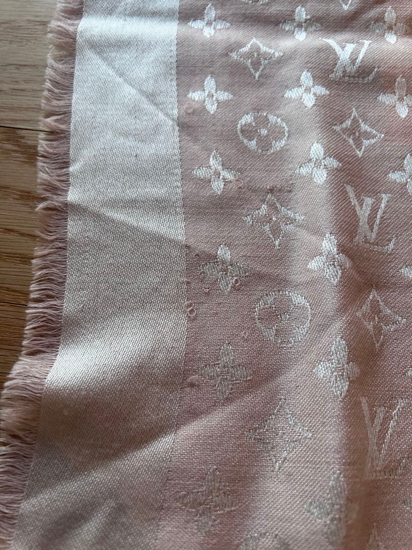 LOUIS VUITTON ピンク モノグラム ストール