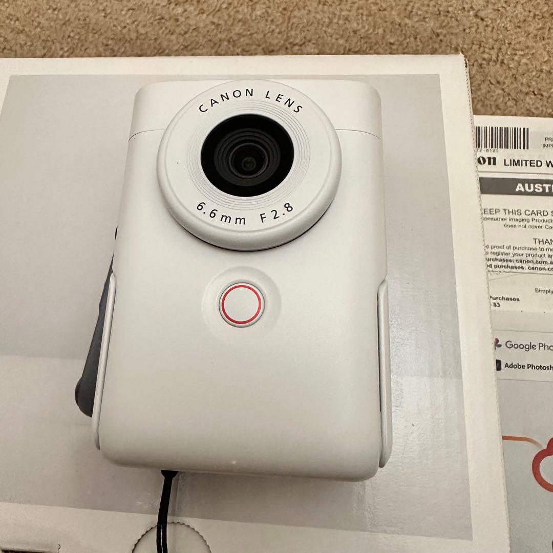 【美品】Canon (キヤノン) PowerShot V10 ホワイト