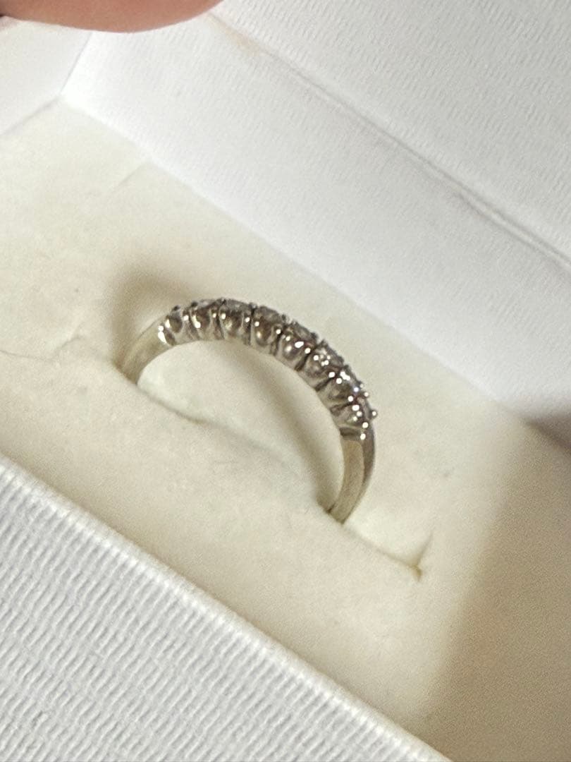 ジュエリーツツミ　K10 ダイヤ0.3カラットリング約11.5号