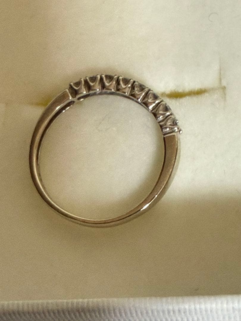 ジュエリーツツミ　K10 ダイヤ0.3カラットリング約11.5号