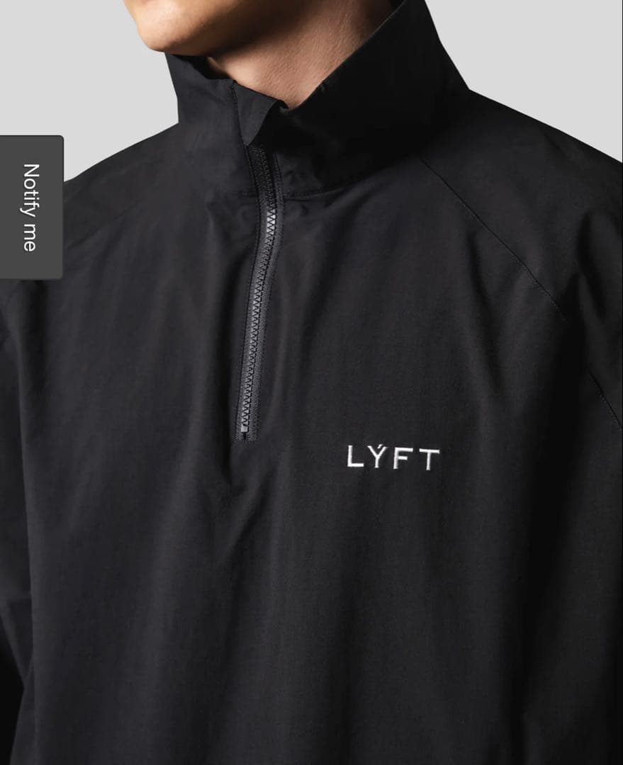 筋*肉様 LYFT ハーフジップジャケット