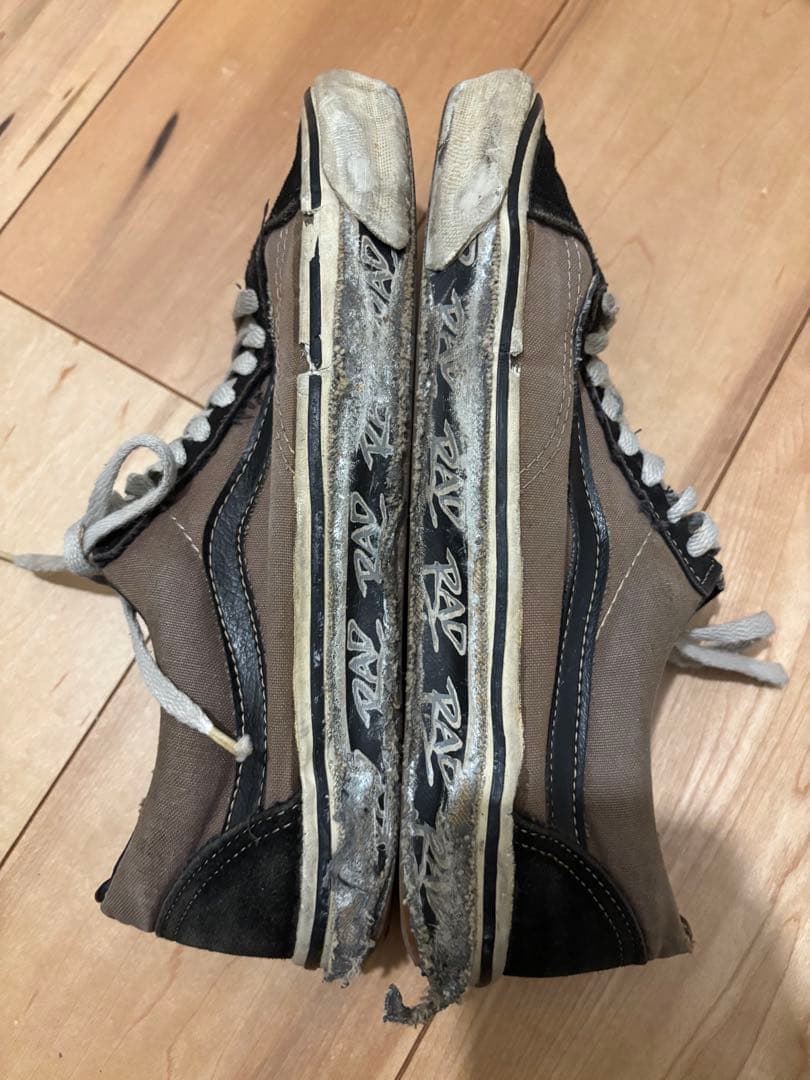 90s USA製 VANS オールドスクール RAD ブラック×グレースウェード