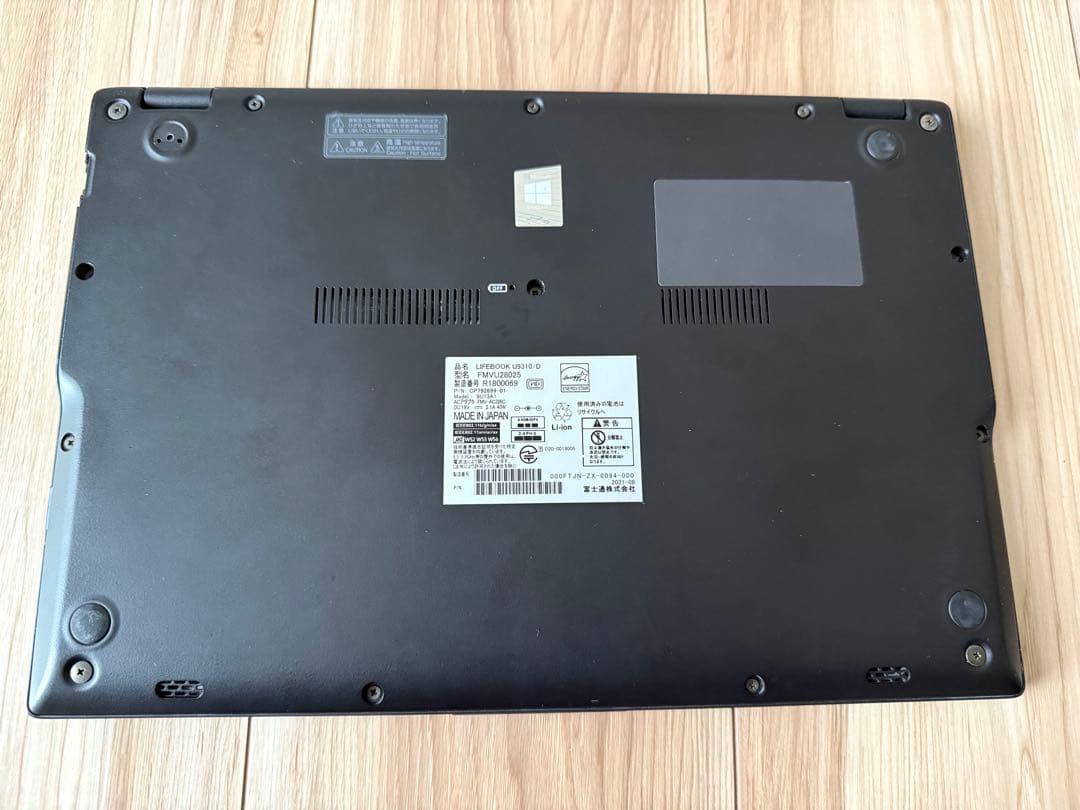 軽量878g LIFEBOOK U9310/D Win11/office24付