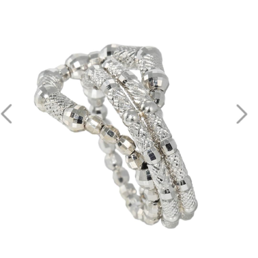 pt999 バックルデザイン フレキシブル リング プラチナ