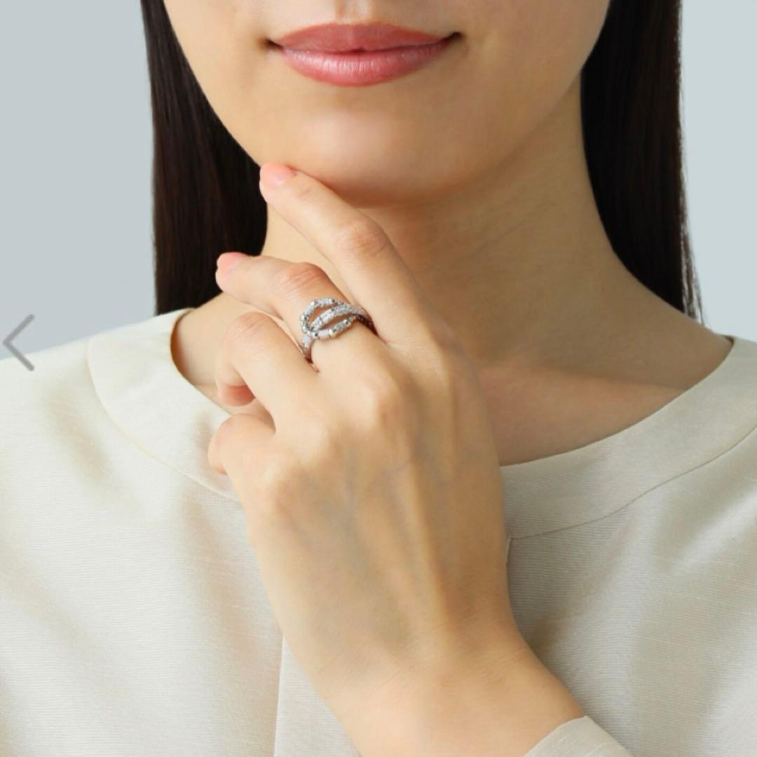 pt999 バックルデザイン フレキシブル リング プラチナ