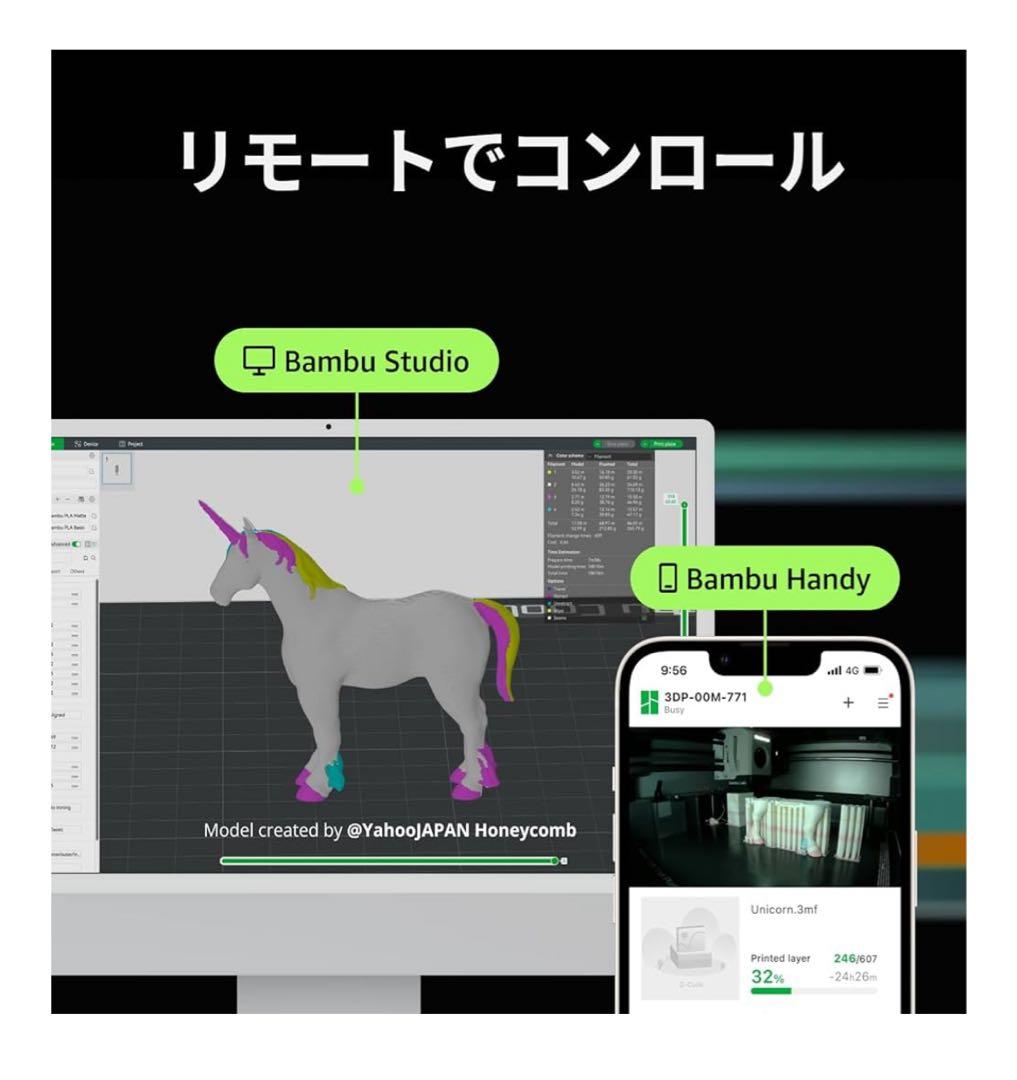 新品未使用Bambu Lab P1S Combo 3Dプリンター AMS機能