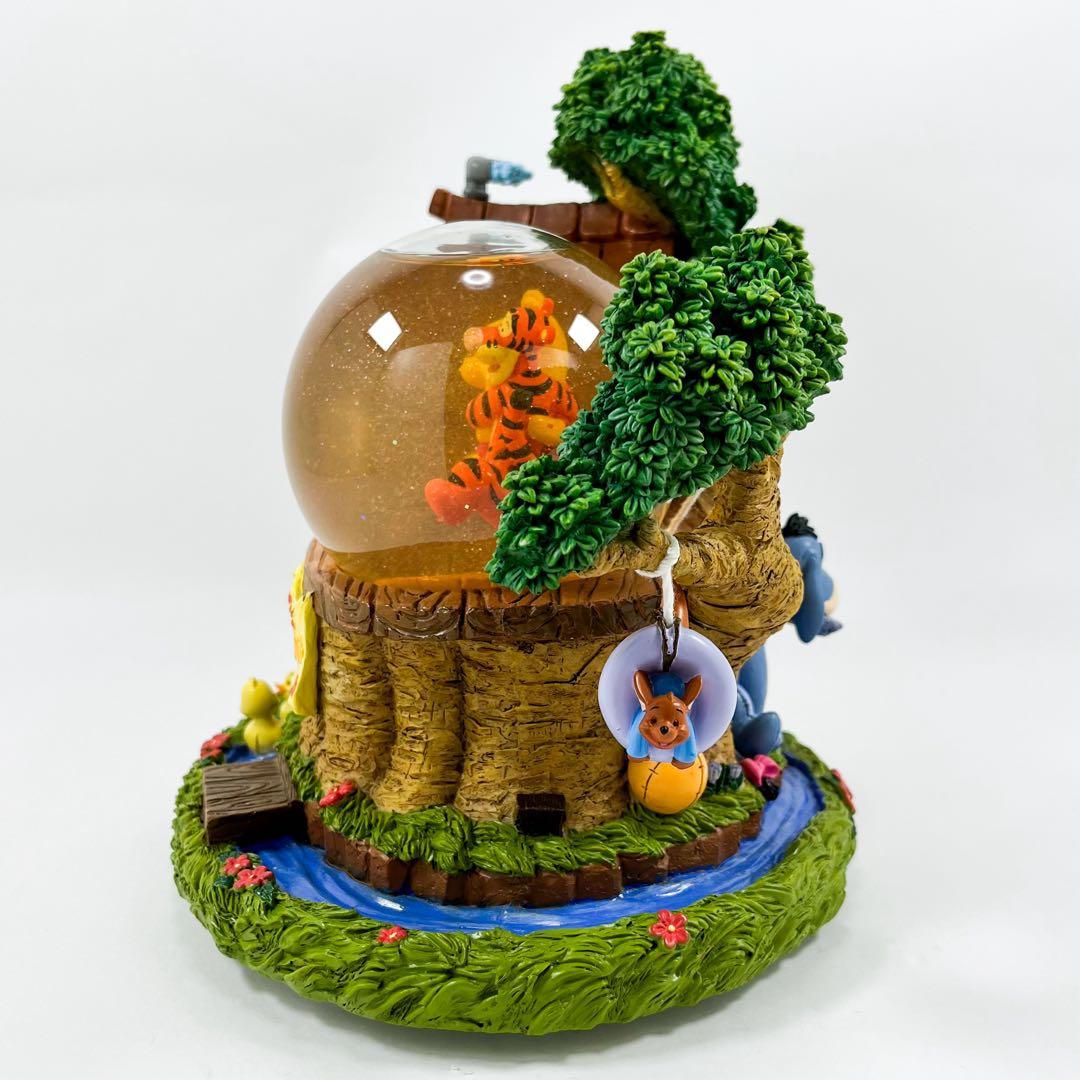 ディズニー プー ティガー イーヨー ルー ピグレット スノードーム オルゴール