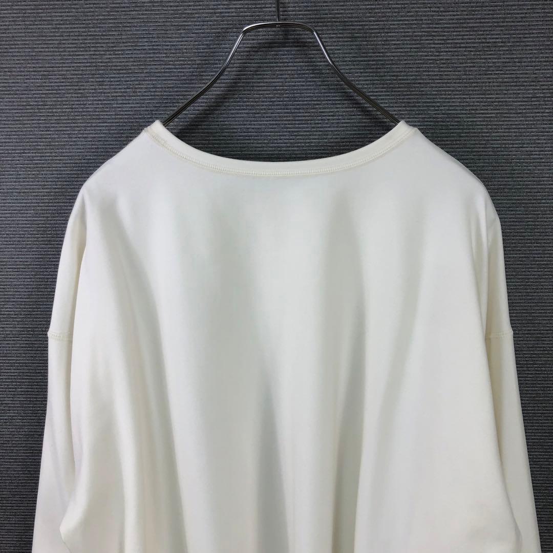 未使用品 BEARDSLEY 起毛Tブラウス F ホワイト