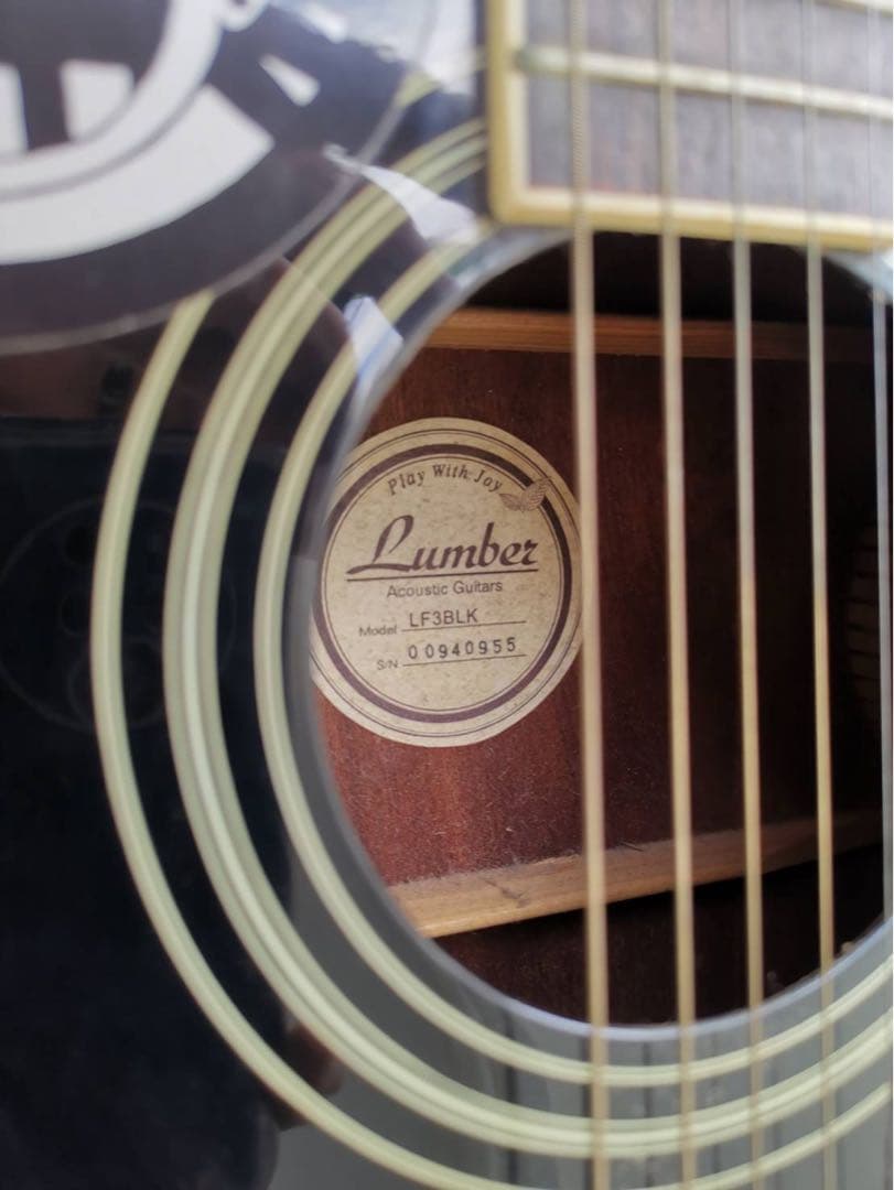 lumber　アコースティックギター　LF3BLK