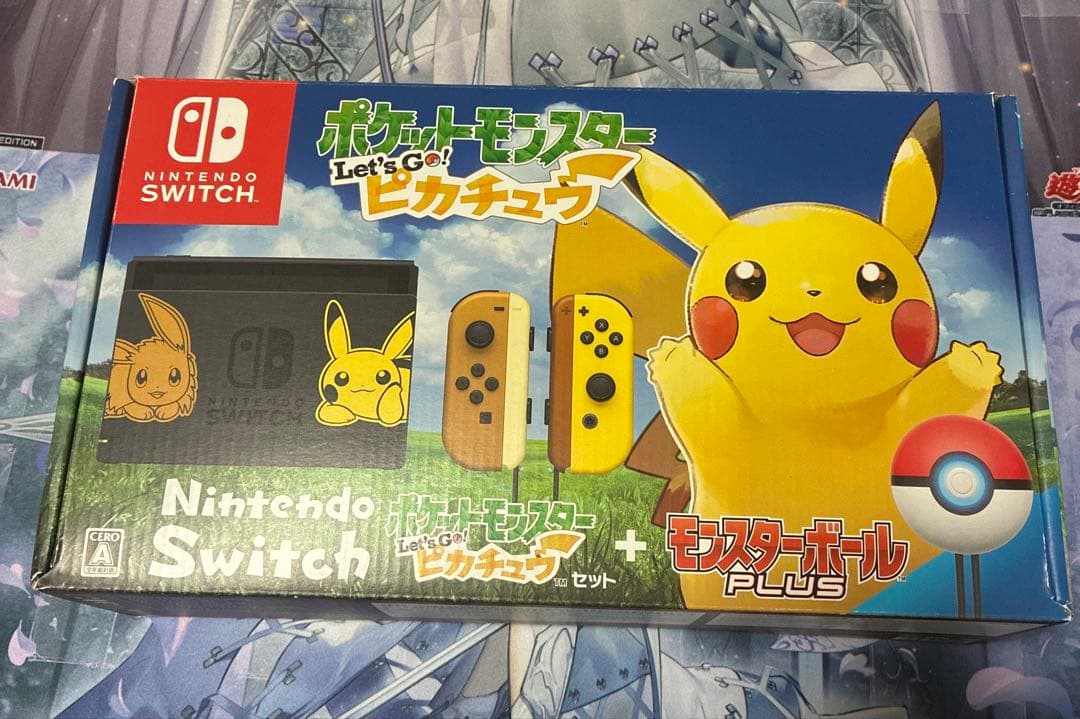 【操作不良/内バッテリー劣化】ポケモン Switch ピカブイ 本体 付属品完備