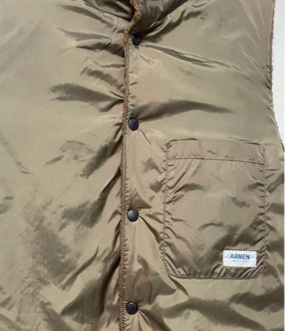 【美品】ジャーナルスタンダードラックス　ARMEN ロングベスト　リバーシブル