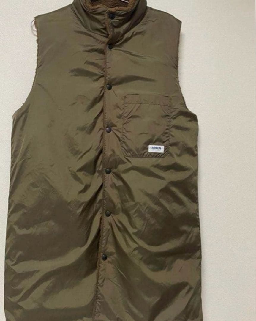 【美品】ジャーナルスタンダードラックス　ARMEN ロングベスト　リバーシブル