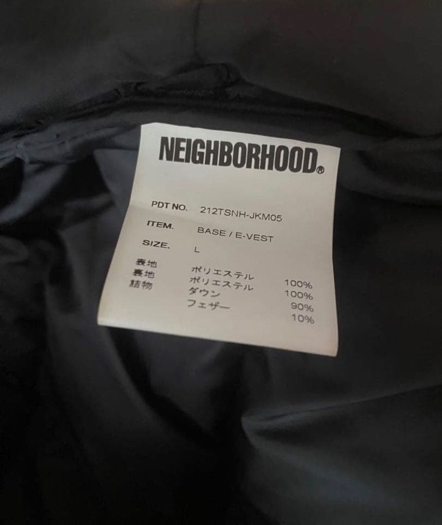 美品 neighborhood ダウンベスト L 早い者勝ち