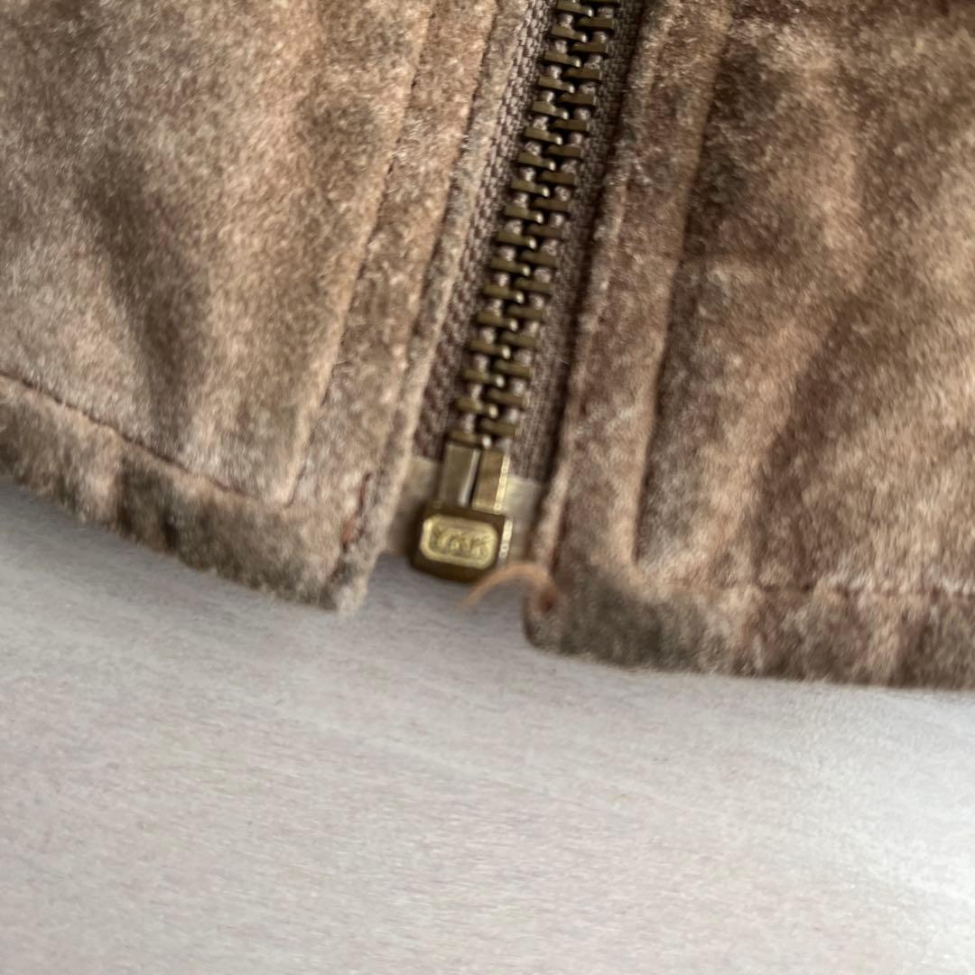 90s スウェード ジャケット MA-1 MELROSE vintage 短丈