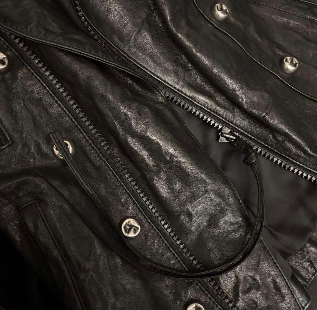 SLY レザー ライダース ジャケット archive v系 goth