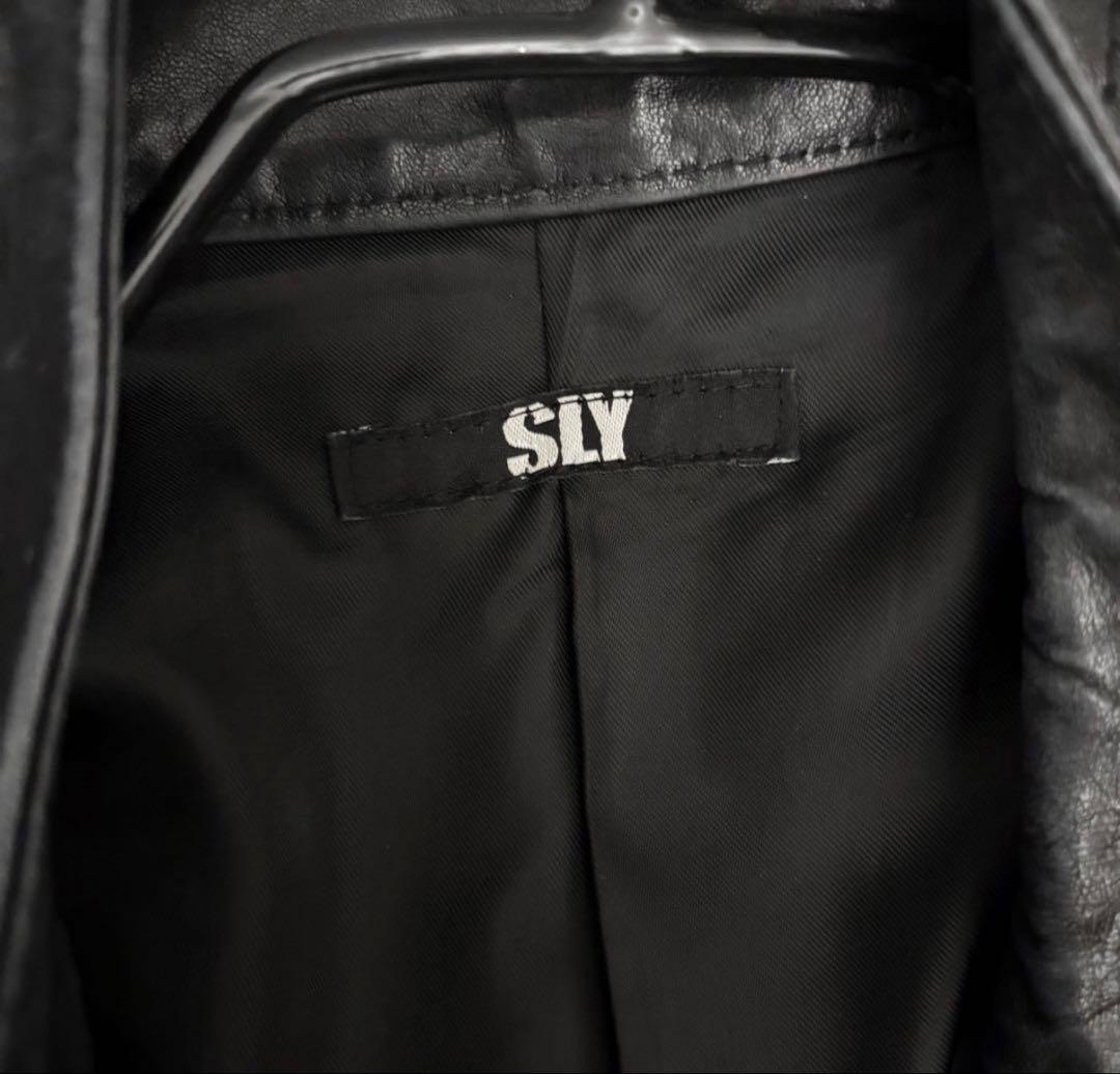 SLY レザー ライダース ジャケット archive v系 goth