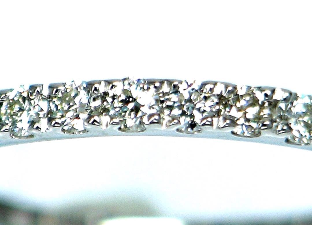 0.30ct天然ダイヤモンド　ハート＆キューピットPT950エタニティリング