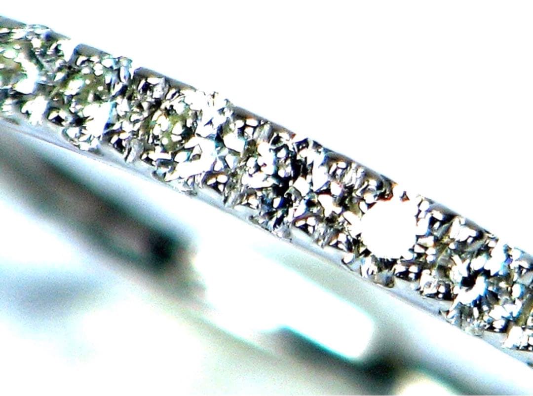 0.30ct天然ダイヤモンド　ハート＆キューピットPT950エタニティリング