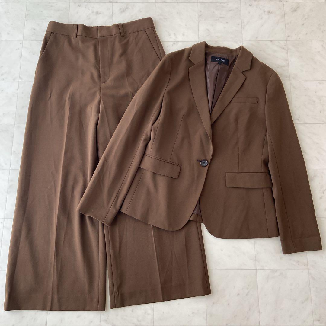 【untitled】アンタイトル　ジャケット＆パンツスーツ　セットアップMサイズ