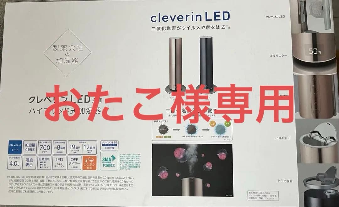 cleverin LED DHBK-220CL(CGD) シャンパンゴールド